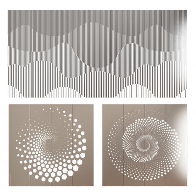 现代护墙板 穿孔板 铝板