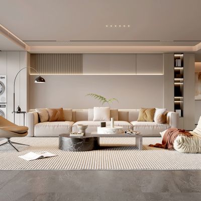 现代家居客厅 现代客厅 简约客厅 现代茶几组合 茶几 落地灯 极简客厅