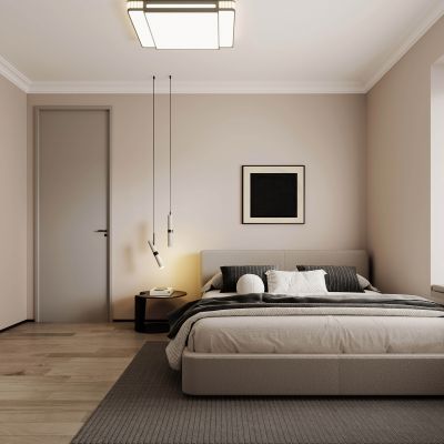 现代卧室，卧室，主人房，主卧
