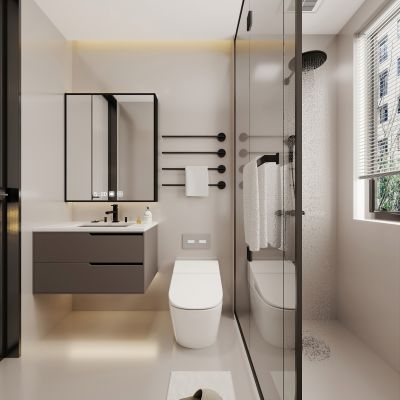 现代卫生间，卫生间