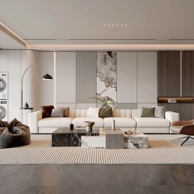 现代家居客厅 现代客厅 简约客厅 现代茶几组合 茶几 落地灯 极简客厅