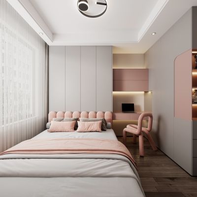 现代榻榻米，榻榻米书房，小孩房