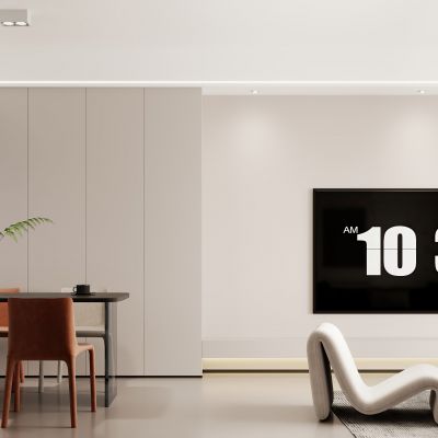 现代客餐厅，简约客餐厅，客餐厅