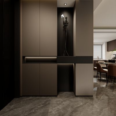 现代玄关，玄关，入户，鞋柜