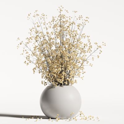 现代花瓶花艺植物