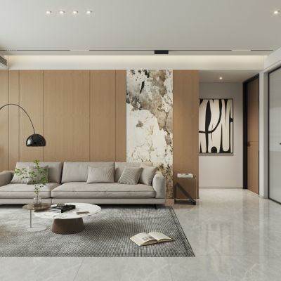 现代简约客餐厅