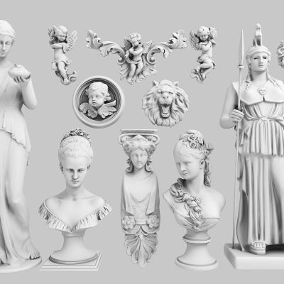 欧式古典罗马人物雕塑