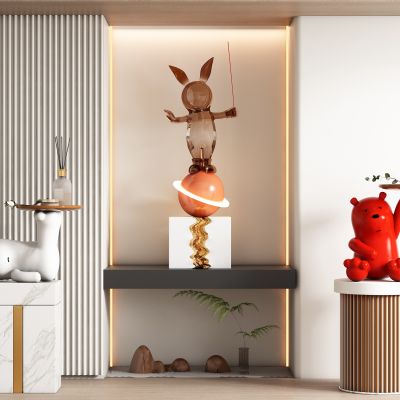 现代饰品摆件公仔