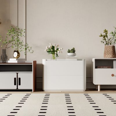 现代床头柜 摆件