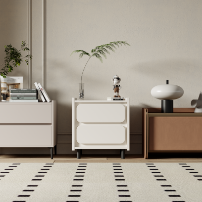 现代床头柜 摆件