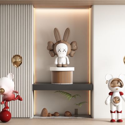 现代饰品公仔雕像
