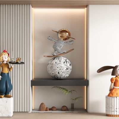 现代饰品公仔摆件