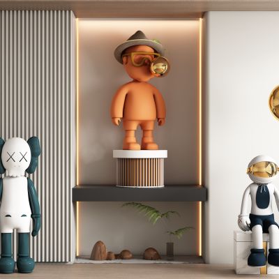 现代饰品摆件公仔