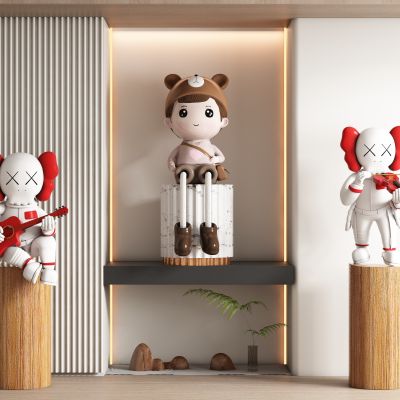 现代饰品摆件公仔雕塑玩偶