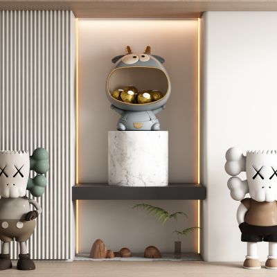 现代饰品摆件公仔雕塑玩偶