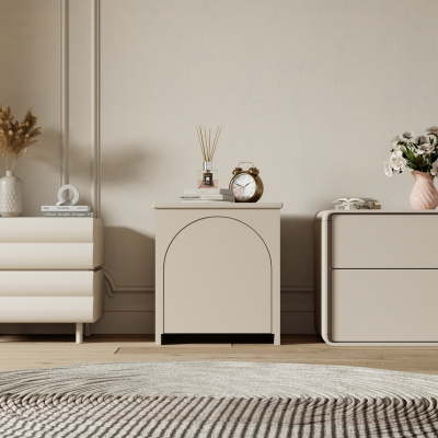 现代床头柜 摆件