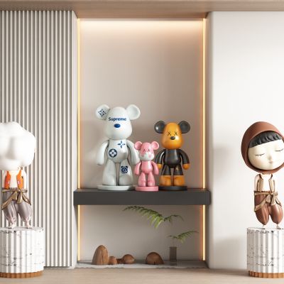 现代饰品公仔雕像