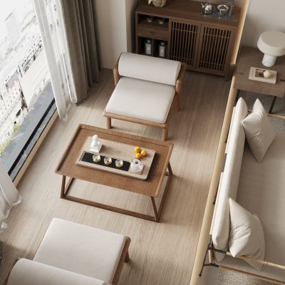 新中式茶桌椅组合