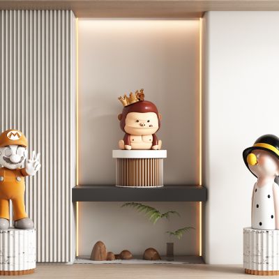 现代饰品摆件公仔雕像