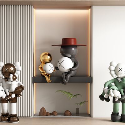 现代饰品摆件公仔雕塑玩偶
