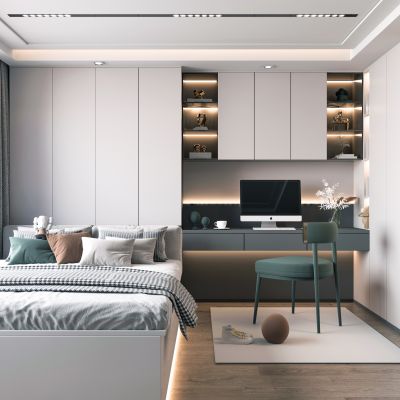 现代榻榻米卧室