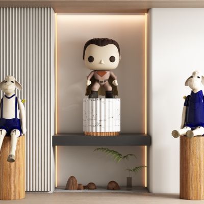 现代饰品摆件公仔雕塑玩偶