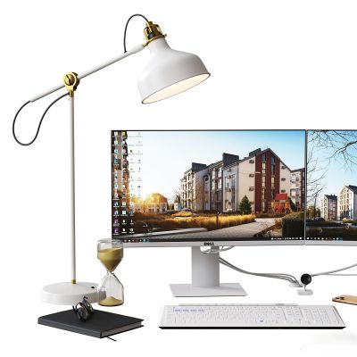 现代双屏电脑 台式电脑 显示器