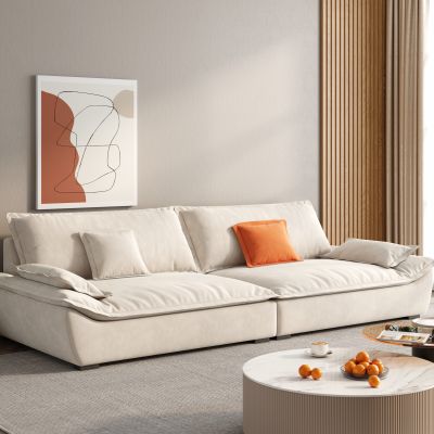 现代双人沙发茶几组合