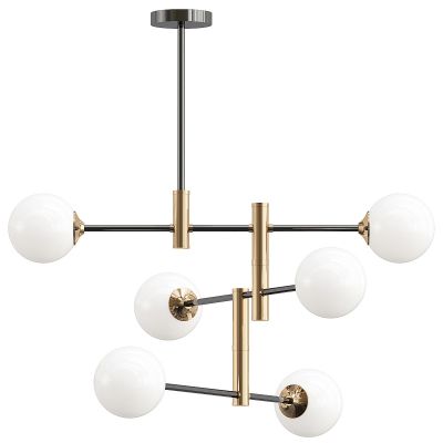 现代多头球行吊灯