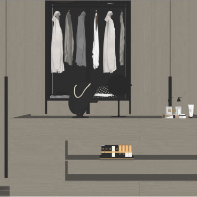 现代衣帽间