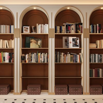 现代书柜，展示架