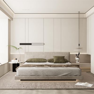 侘寂风卧室 酒店客房 