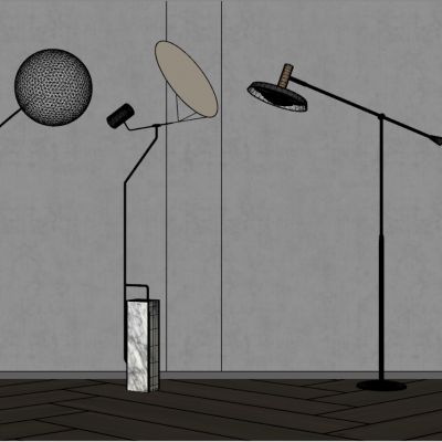 现代落地灯 钓鱼灯