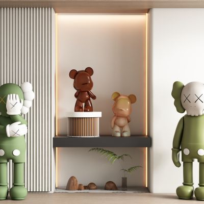 现代饰品公仔摆件