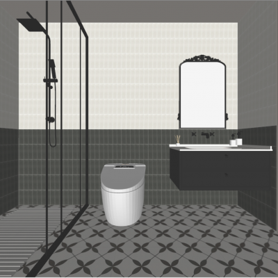 法式复古卫生间