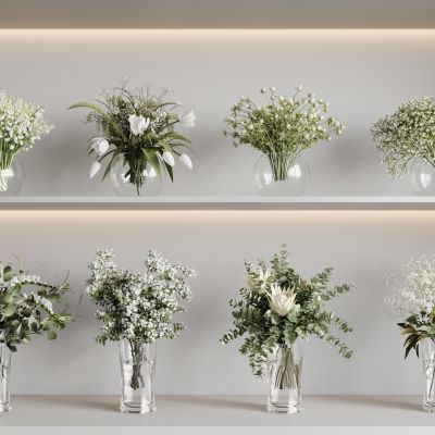 现代花瓶花艺组合