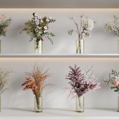现代花瓶花艺组合