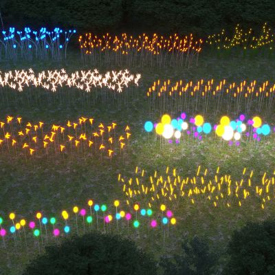 现代草坪灯景观灯3D模型