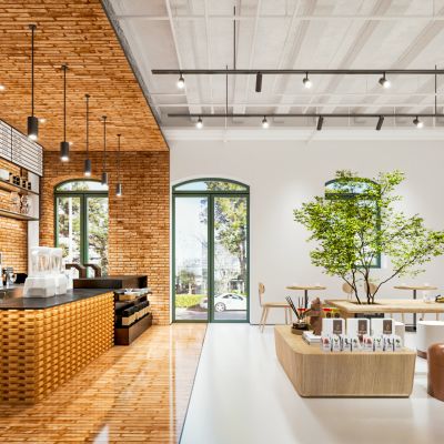 现代工业复古咖啡店