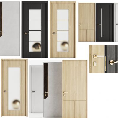 现代简约单开房间门