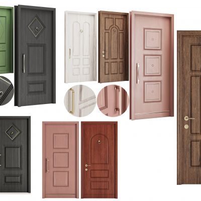 美式简约房间门