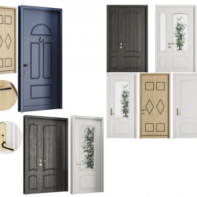 美式简约房间门