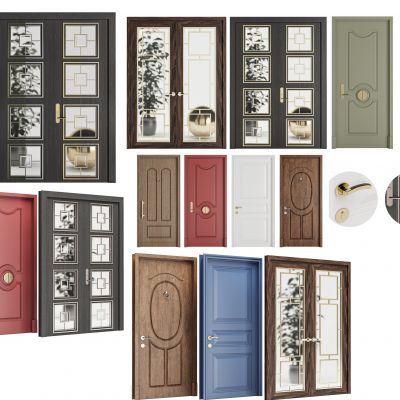 法式简约房间门