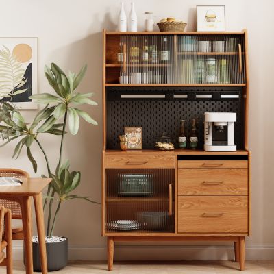 北欧餐桌椅 餐边柜组合