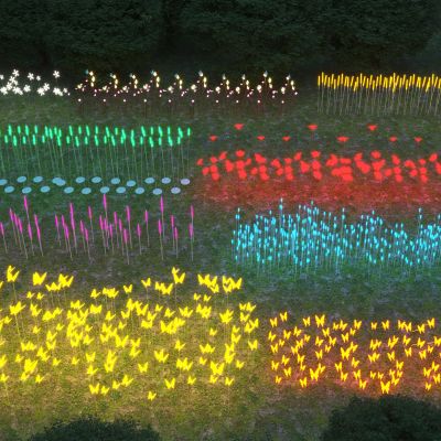 现代草坪灯景观灯氛3D模型