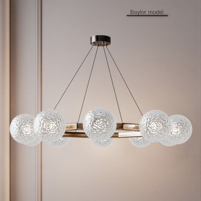 现代玻璃吊灯