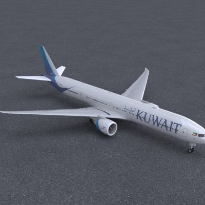 科威特航空公司波音777飞机
