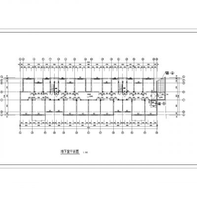 多高层住宅建筑平面图