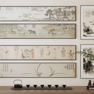 现代挂画饰品 新中式挂画