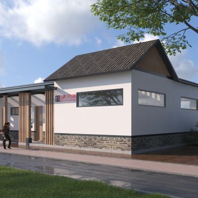 新中式公共厕所3D模型